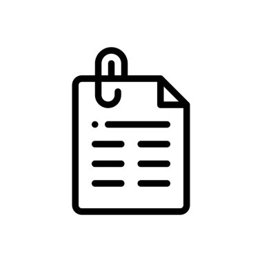 Simgeyi yerleştir. Beyaz Arkaplanda İnce Doğrusal Tasarım