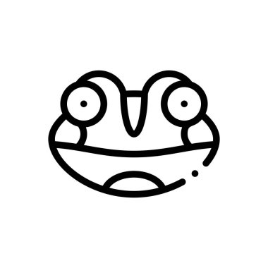 Kaçak ikonu. Beyaz Arkaplanda İnce Doğrusal Tasarım