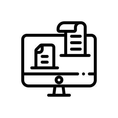 arşiv simgesi. Beyaz Arkaplanda İnce Doğrusal Tasarım