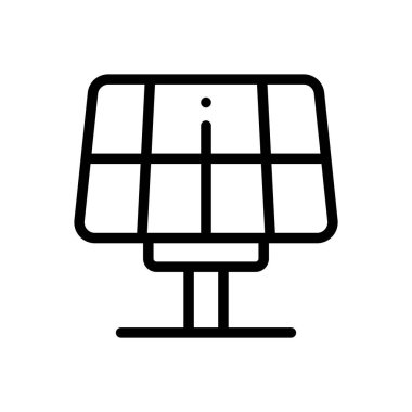 Mimari ve şehir simgesi. Beyaz Arkaplanda İnce Doğrusal Tasarım