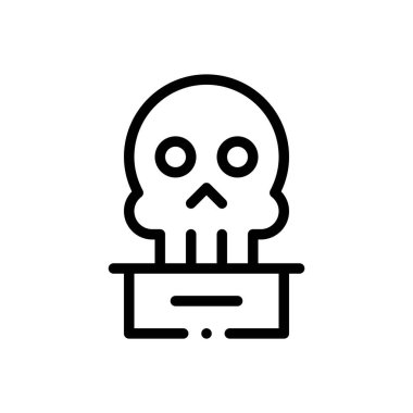 Antropoloji ikonu. Beyaz Arkaplanda İnce Doğrusal Tasarım