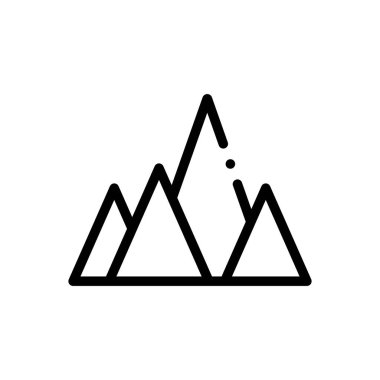 Analitik simge. Beyaz Arkaplanda İnce Doğrusal Tasarım