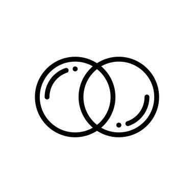 Analitik simge. Beyaz Arkaplanda İnce Doğrusal Tasarım