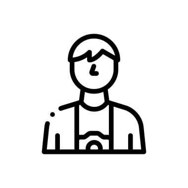 blog simgesi. Beyaz Arkaplanda İnce Doğrusal Tasarım