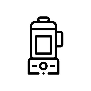 Blender simgesi. Beyaz Arkaplanda İnce Doğrusal Tasarım