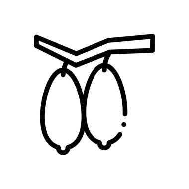 Bilibi simgesi. Beyaz Arkaplanda İnce Doğrusal Tasarım