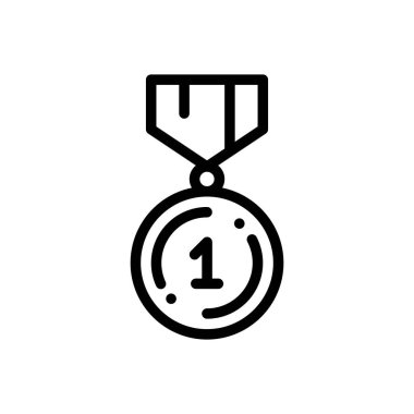 En iyi ikon. Beyaz Arkaplanda İnce Doğrusal Tasarım