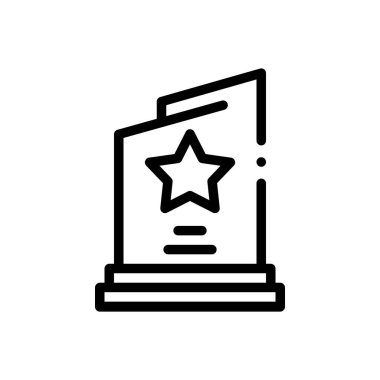 En iyi ikon. Beyaz Arkaplanda İnce Doğrusal Tasarım