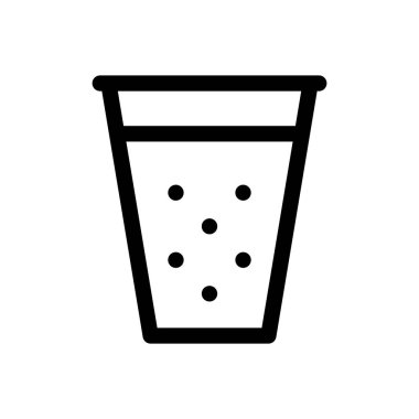 Bira ikonu. Beyaz Arkaplanda İnce Doğrusal Tasarım