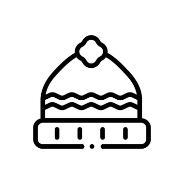 Bereli ikon. Beyaz Arkaplanda İnce Doğrusal Tasarım