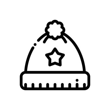 Bereli ikon. Beyaz Arkaplanda İnce Doğrusal Tasarım