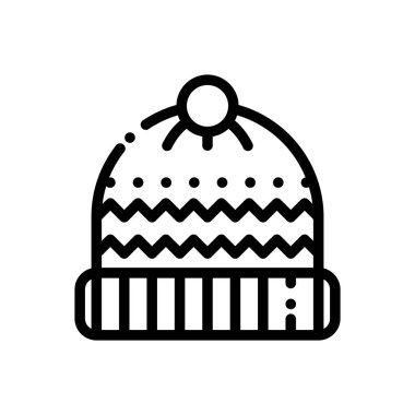 Bereli ikon. Beyaz Arkaplanda İnce Doğrusal Tasarım