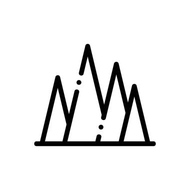 Bar çizelgesi simgesi. Beyaz Arkaplanda İnce Doğrusal Tasarım