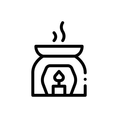 Kullan-at simgesi. Beyaz Arkaplanda İnce Doğrusal Tasarım