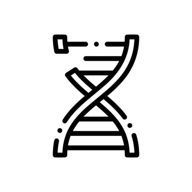 Kırık ikon. Beyaz Arkaplanda İnce Doğrusal Tasarım