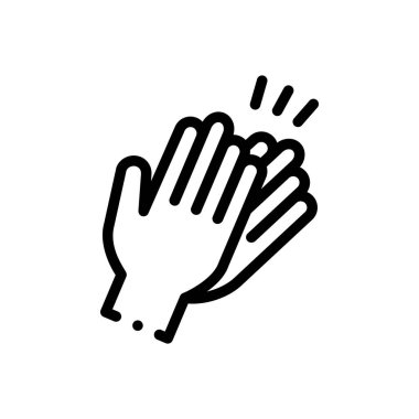 Belsoğukluğu simgesi. Beyaz Arkaplanda İnce Doğrusal Tasarım