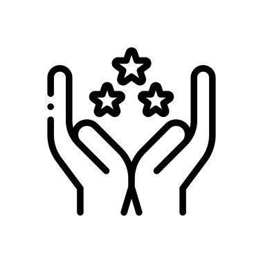 seçili simge. Beyaz Arkaplanda İnce Doğrusal Tasarım