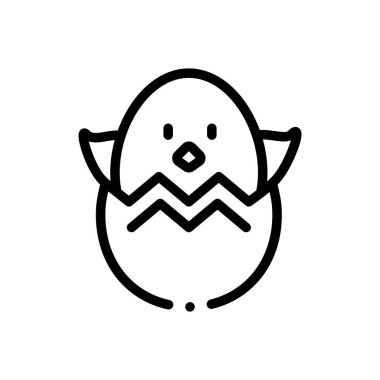 Hatun ikonu. Beyaz Arkaplanda İnce Doğrusal Tasarım