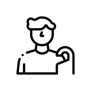 Simgeyi kontrol et. Beyaz Arkaplanda İnce Doğrusal Tasarım