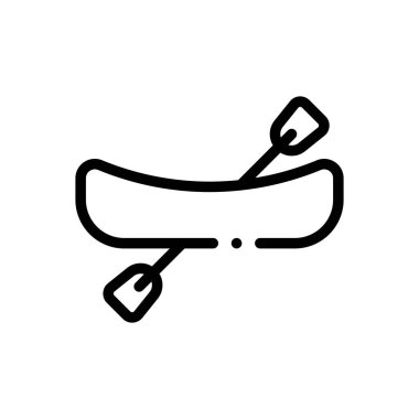 Kano ikonu. Beyaz Arkaplanda İnce Doğrusal Tasarım