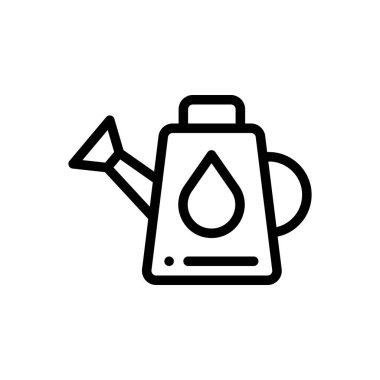 konserve ikonu. Beyaz Arkaplanda İnce Doğrusal Tasarım