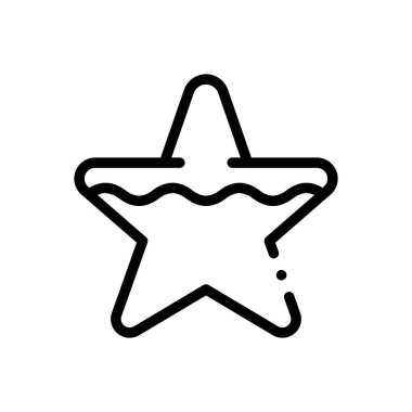 Kurabiye ikonu. Beyaz Arkaplanda İnce Doğrusal Tasarım