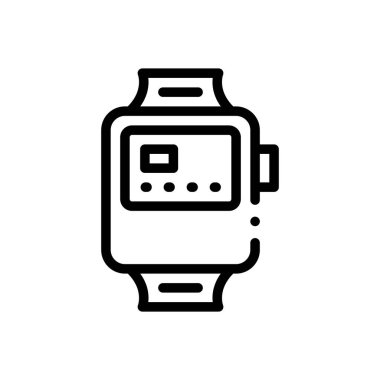 irtibatsız simge. Beyaz Arkaplanda İnce Doğrusal Tasarım