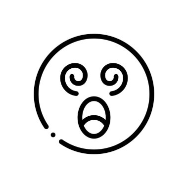 Karışık simge. Beyaz Arkaplanda İnce Doğrusal Tasarım