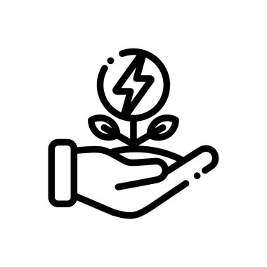 Kompost simgesi. Beyaz Arkaplanda İnce Doğrusal Tasarım