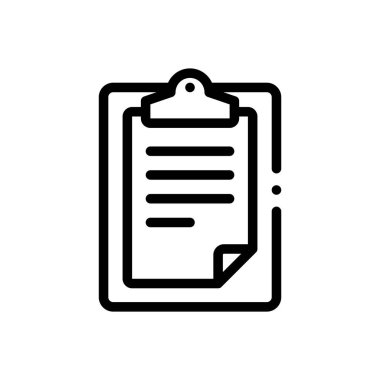 Pano simgesi. Beyaz Arkaplanda İnce Doğrusal Tasarım