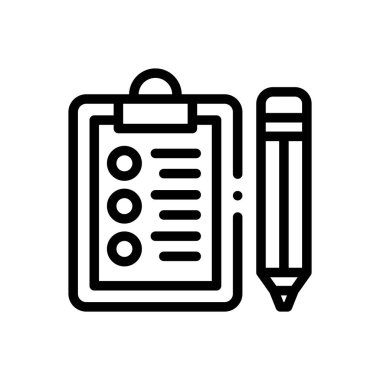 Pano simgesi. Beyaz Arkaplanda İnce Doğrusal Tasarım