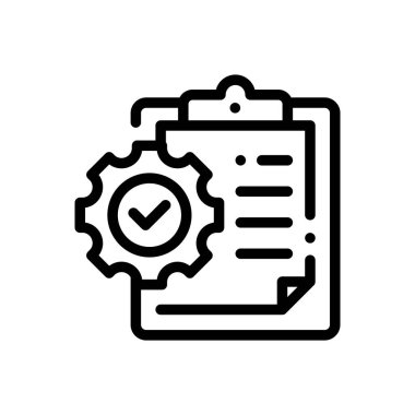 Pano simgesi. Beyaz Arkaplanda İnce Doğrusal Tasarım