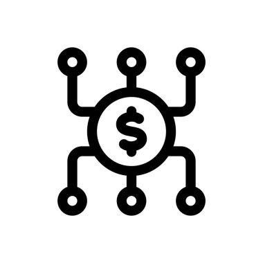 Simgeyi çeşitlendir. Beyaz Arkaplanda İnce Doğrusal Tasarım