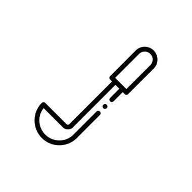 Dipper ikonu. Beyaz Arkaplanda İnce Doğrusal Tasarım