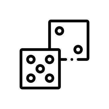 Dilimler simgesi. Beyaz Arkaplanda İnce Doğrusal Tasarım