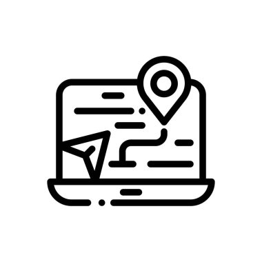 hedef simgesi. Beyaz Arkaplanda İnce Doğrusal Tasarım