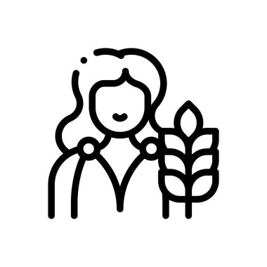 demetre simgesi. Beyaz Arkaplanda İnce Doğrusal Tasarım