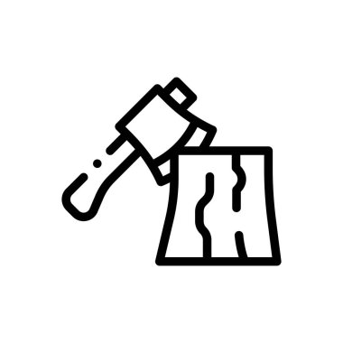 Kes ikonu. Beyaz Arkaplanda İnce Doğrusal Tasarım