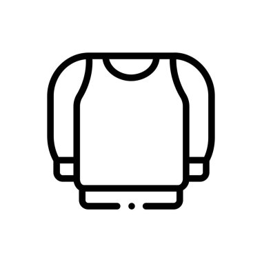 Mürettebat simgesi. Beyaz Arkaplanda İnce Doğrusal Tasarım