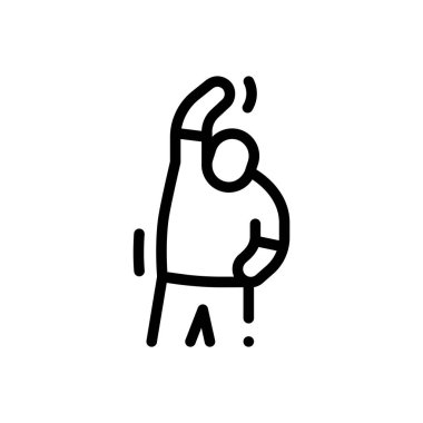 Döviz kuru simgesi. Beyaz Arkaplanda İnce Doğrusal Tasarım