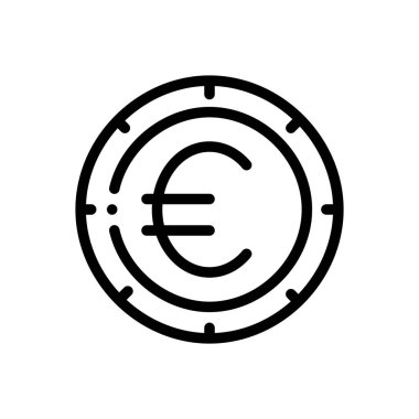 Avro ikonu. Beyaz Arkaplanda İnce Doğrusal Tasarım