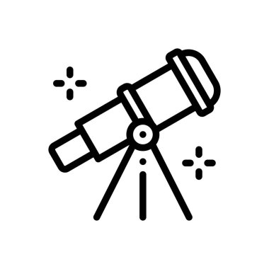 Eğitim ikonu. Beyaz Arkaplanda İnce Doğrusal Tasarım