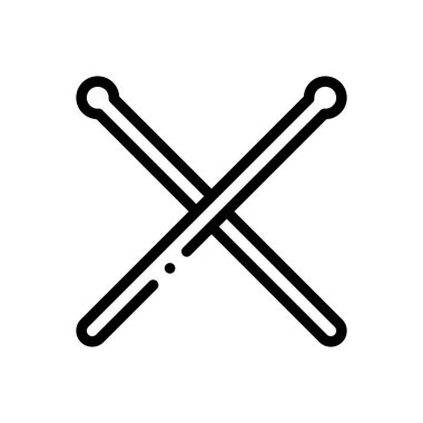 but simgesi. Beyaz Arkaplanda İnce Doğrusal Tasarım