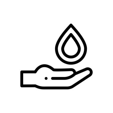 Simgeyi bırak. Beyaz Arkaplanda İnce Doğrusal Tasarım