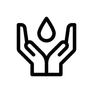 Simgeyi bırak. Beyaz Arkaplanda İnce Doğrusal Tasarım