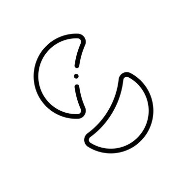 Kehanet ikonu. Beyaz Arkaplanda İnce Doğrusal Tasarım