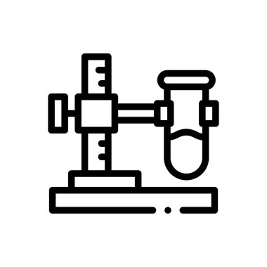 matara ikonu. Beyaz Arkaplanda İnce Doğrusal Tasarım