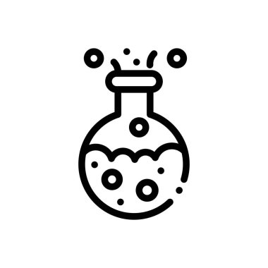 Matara ikonu. Beyaz Arkaplanda İnce Doğrusal Tasarım