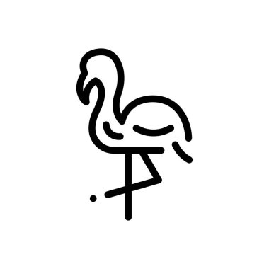 Yanıcı ikon. Beyaz Arkaplanda İnce Doğrusal Tasarım