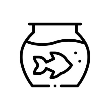 Balık yumurtası ikonu. Beyaz Arkaplanda İnce Doğrusal Tasarım